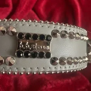 B.B. Simon | Accessories | Bb Simon Grey Double Studded  display picture 1